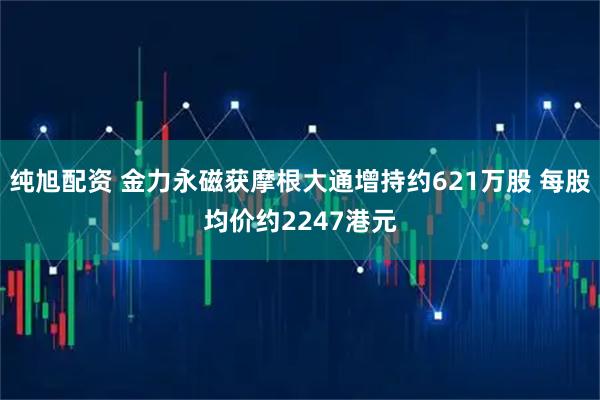 纯旭配资 金力永磁获摩根大通增持约621万股 每股均价约2247港元