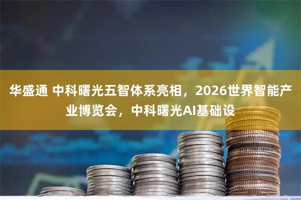华盛通 中科曙光五智体系亮相，2026世界智能产业博览会，中科曙光AI基础设