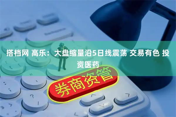 搭档网 高乐：大盘缩量沿5日线震荡 交易有色 投资医药